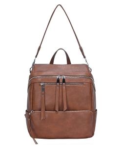 Stylish Design Convertible Backpack BGW-4390 COFFEE